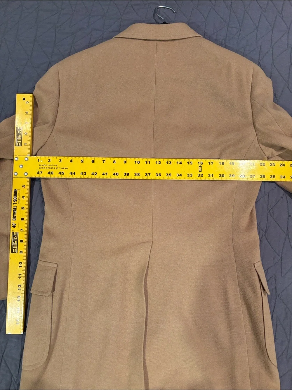 Vintage 1970s Littler Seattle Camel Wool Blazer Sport Coat German Made Flawed